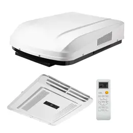 15000 BTU RV Rooftop AC Unit, 120V, Non-Ducted, Heat Pump, ADB/Remote, White