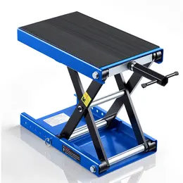 Product image of 1100 Lb Motorcycle Scissor Lift, Wide Deck, Lock Pin, 3.74-13.38in Lift Range