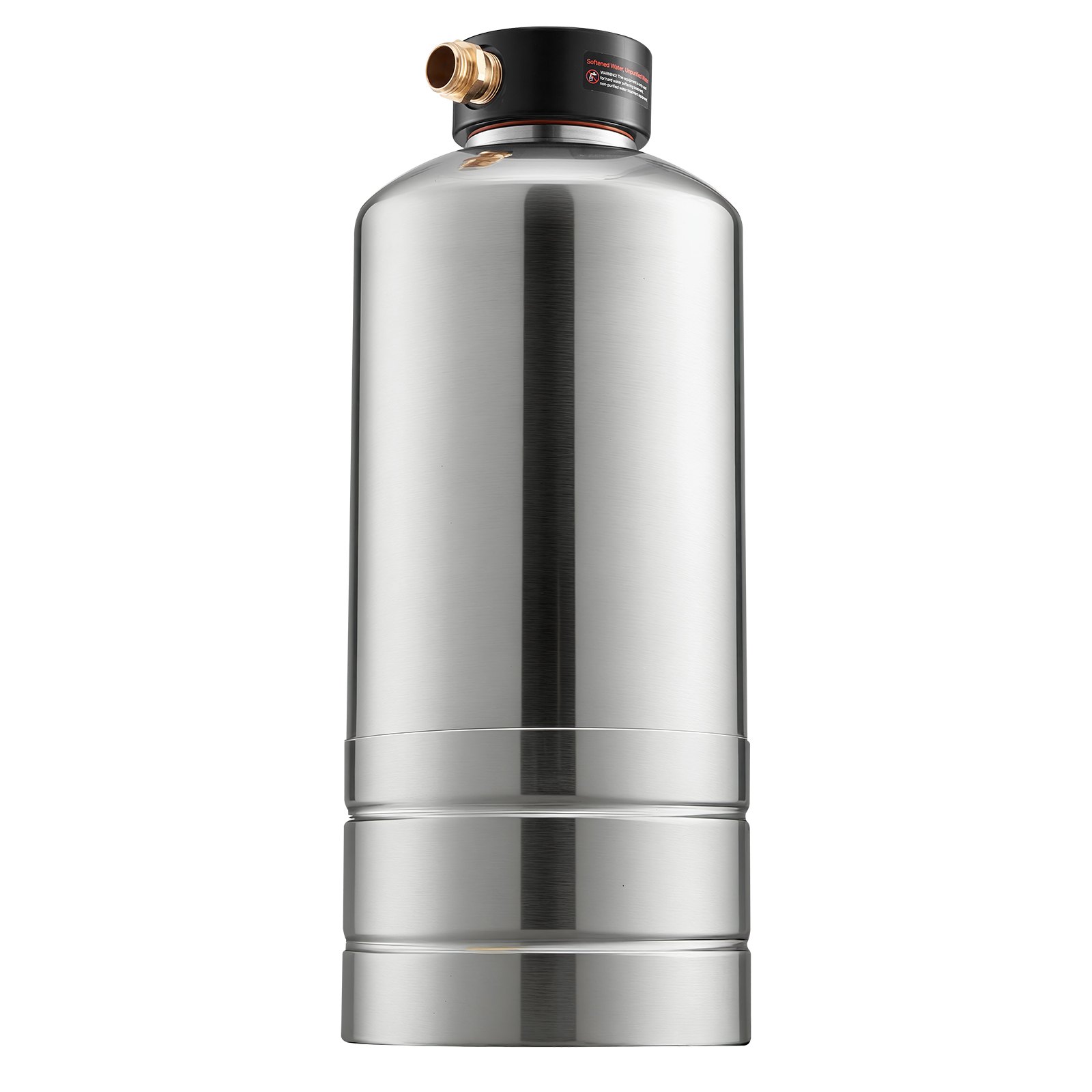 RV Water Softener, 16,000 Grain, Portable Water Softener With NPT 3 4 Fittings, Food-Grade Resin, Stainless Steel, Quick Connect, For RVs, Trailers, Boats, Mobile Car Washing, Pressure Washing