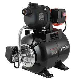 Product image of 1.1 HP Plastic Shallow Well Jet Pump, 120V, 1320 GPH, 5-Gal Pressure Tank, 20-40 PSI