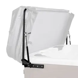 Hydraulic Hot Tub Cover Lift, Spa Cover Lift, Adjustable Width From 69 In To 96.5 In, Mounts On Both Top Sides, Compatible With Various Sizes Of Rectangular Bathtubs, Hot Tubs And Spas