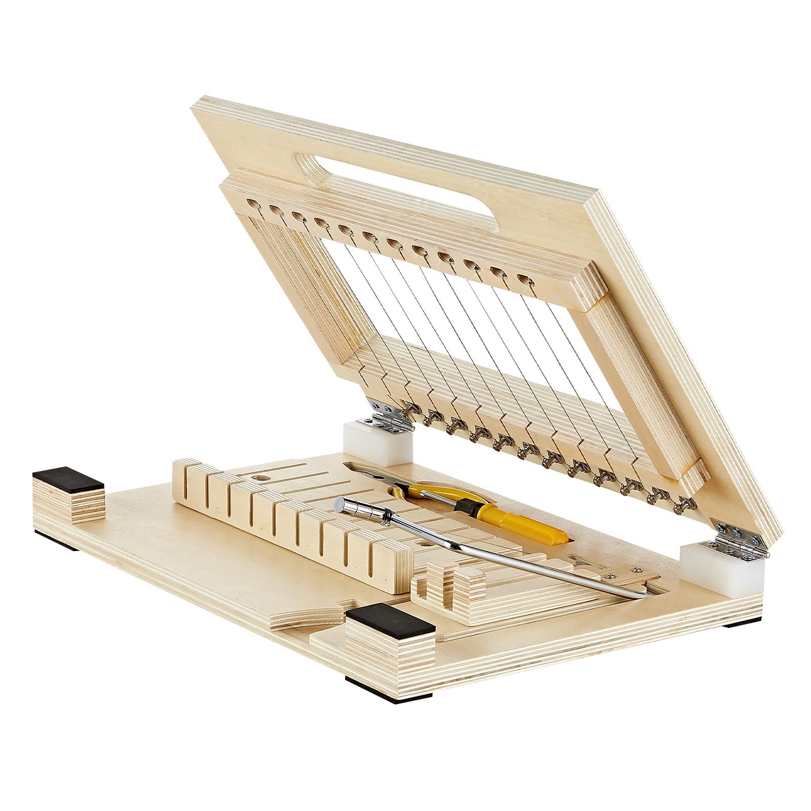 Soap Cutter, Cut 1-12 Bars, Precisely And Accurately Cut 1" Bars, Wood Frame With Stainless Steel Wire, With Extra Wires, Multi Handmade Soap Wire Cutter For Candles, DIY Making Cutting Tool