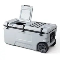106QT Hard Rolling Cooler, Leak-Resistant, 48-Hour Ice Retention
