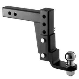 Trailer Hitch Ball Mount, Fit 2-Inch Receiver, Adjustable Trailer Hitch With 2 Inch Ball & Pin, 7500 Lbs GTW, 9.5 Inch Drop, Towing Ball Mounts For RVs, Off-Road Vehicles And Trucks, Black