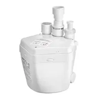 Product image of 1 HP Macerating Utility Pump, 2200 GPH, 3 Inlets, 36 Ft Max Lift