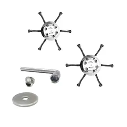 6in Heavy Duty 6Wire Steel Brush Cutter Head, Replacement Disc For Gas  Electric Weed Trimmers