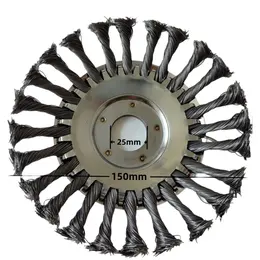 5-Pack  Steel Trimmer Head, Heavy Duty Replacement Steel Wire Brush Disc For Gas String Trimmers