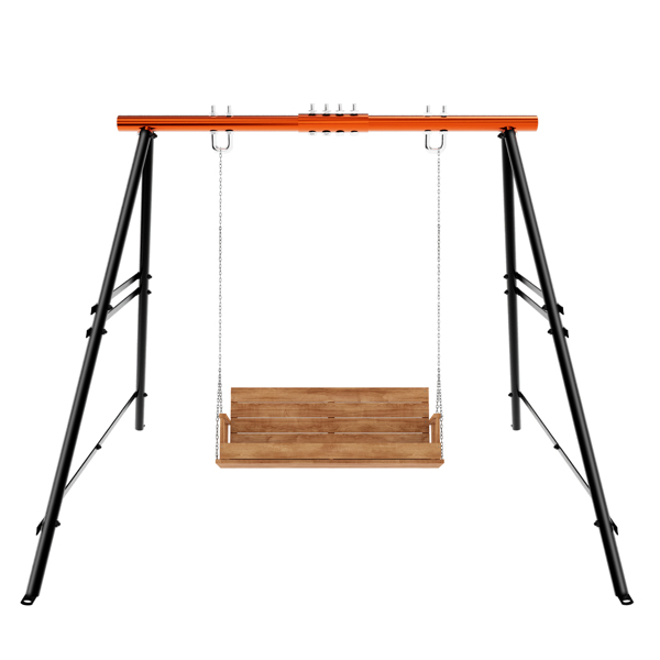 Swing Sets For Backyard, Outdoor Porch Swing Frame, Hammock Chair Stand Only, Max Load 550Lbs A-Frame Swing Stand, Swing Set For Patio, Playground, Park, Swing Not Include