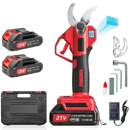 Upgraded Electric Pruning Shears 1.2 Inch Cutting Diameter Cordless Power Pruner With LCD Display