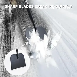 Black Snow Shovel, Ice Shovel, Grading And Snow Removal Machine, Ice Spike Removal Tool, Roadside Garden Cleaning Scraper, Lawn Edge Weed Removal Tool DXNTM2408471 DXNTM2408471