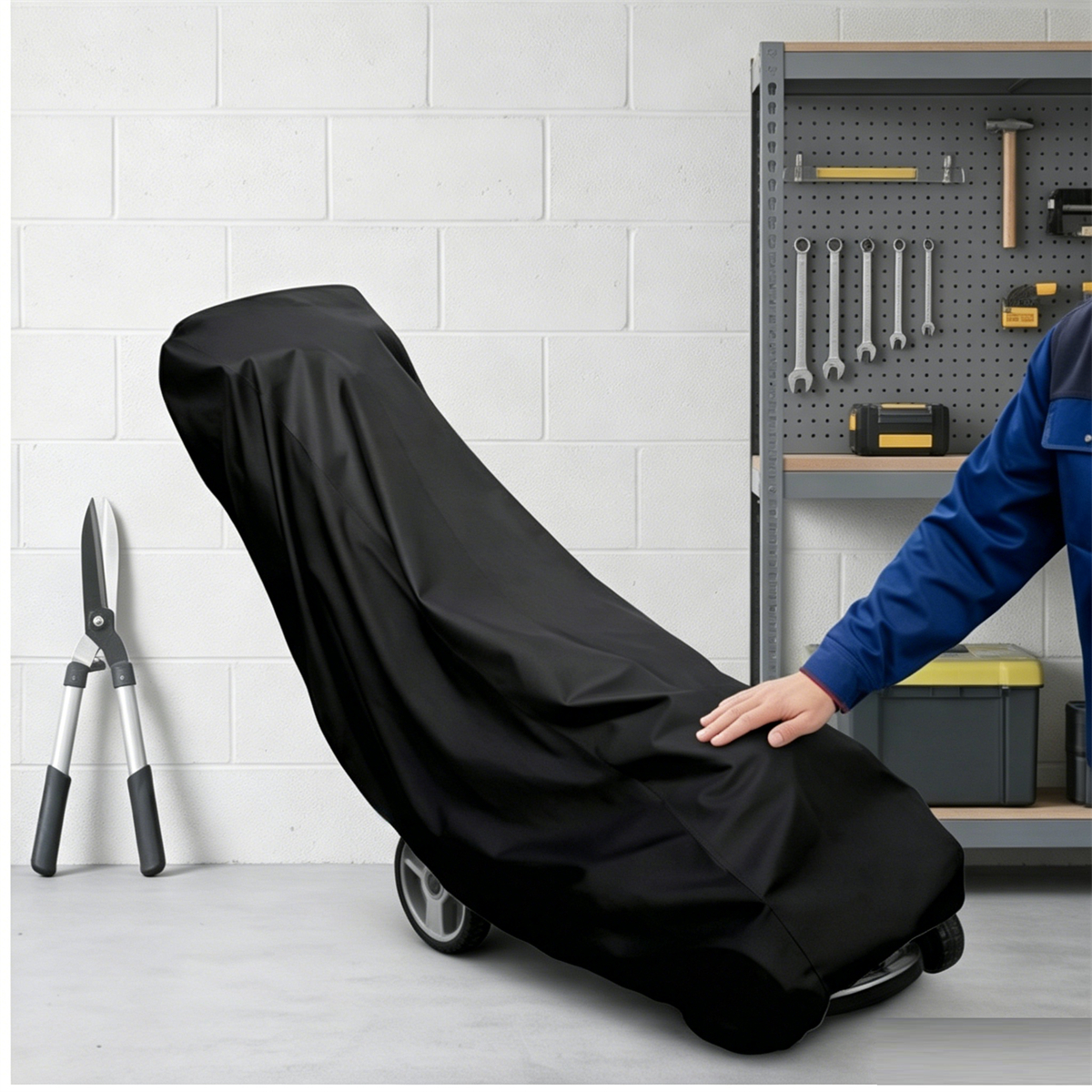 Main product image of Lawn Mower Cover for Outdoor and Garage Storage