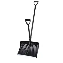 Factory Wholesale 2 In 1 Double Handle Labor-saving 18-inch Snow Shovel Snow Shovel Plastic Shovel Grain Shovel Snow Shovel