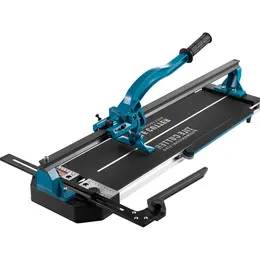 Manual Tile Cutter, 24 Inch, Porcelain Ceramic Tile Cutter With Tungsten Carbide Cutting Wheel, Infrared Positioning, Anti-Skid Feet, Durable Rails For Professional Installers Or Beginners