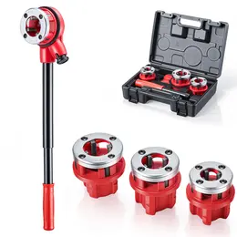 Product image of Ratchet Pipe Threader Kit, 1/2", 3/4", 1" BSPT Dies, Toolbox