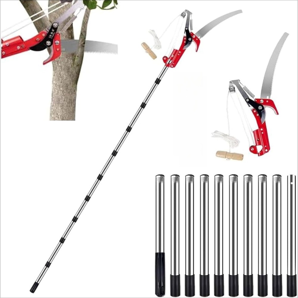 Main product image of Telescoping Wheeled High-Reach Pruner, Saw, and Lopper