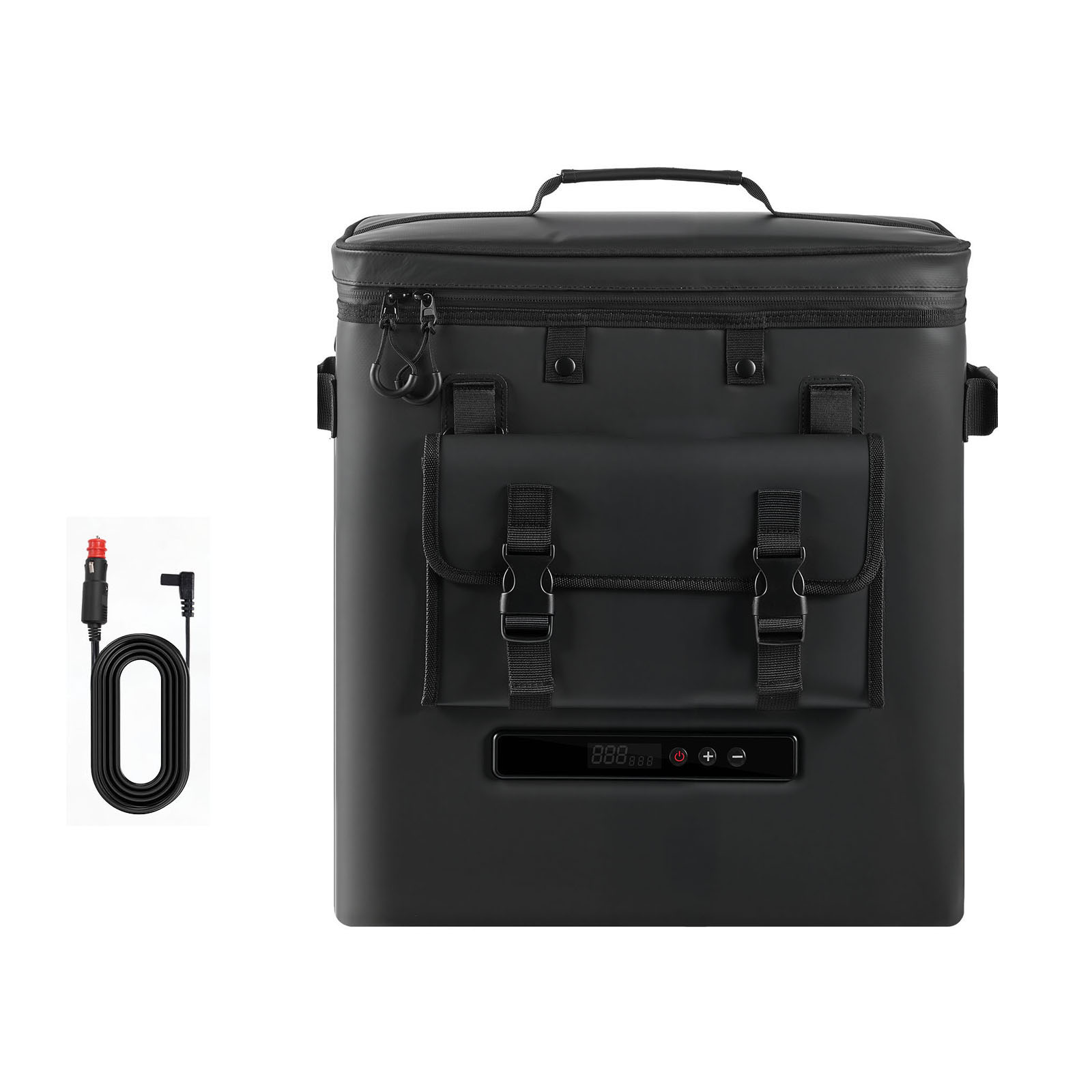 Main product image of 12 Volt Refrigerator, 13.7 QT/ 13L Car Fridge, Portable Electric Freezer Compressor, 12V/24V DC, 21℉ To 50℉/ -6℃ To 10℃, For Truck Van RV SUV Boat Travel Camping Road Trips