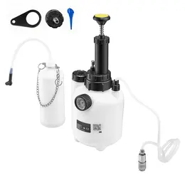 Product image of Manual Brake Fluid Bleeder Kit, 3L, with 1L Waste Bottle and 4 Adapters