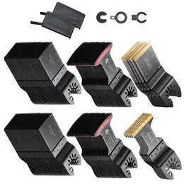 Product image of 110-Piece Universal Quick Release Oscillating Blades for Wood, Plastic, Metal