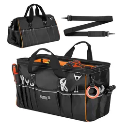 Product image of 20 Inch Tool Bag, 33-Pocket, Water-Resistant, Adjustable Strap