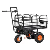 Product image of Electric Utility Cart, 36V 432Wh Battery Powered Electric Wagon, 500W Power Wheelbarrow With Brake, 500 Lbs Load Heavy Duty Steel Garden Cart For Farm And Yard All Purpose Modular Cargo Bed