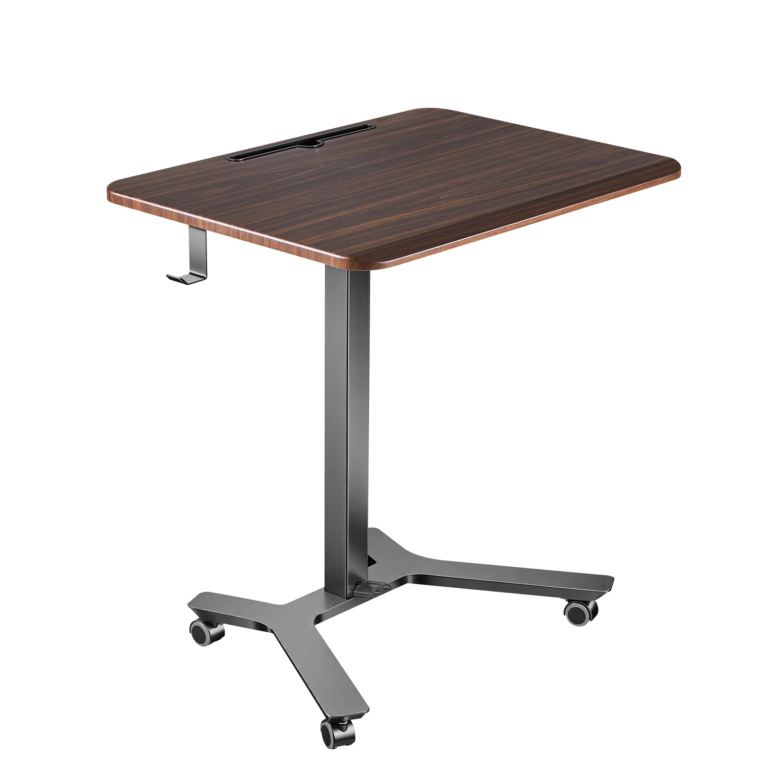 Main product image of Standing Desk, Mobile, 28.2 x 20.5 In, Foot Pedal Pneumatic Lift, 33 Lbs Capacity