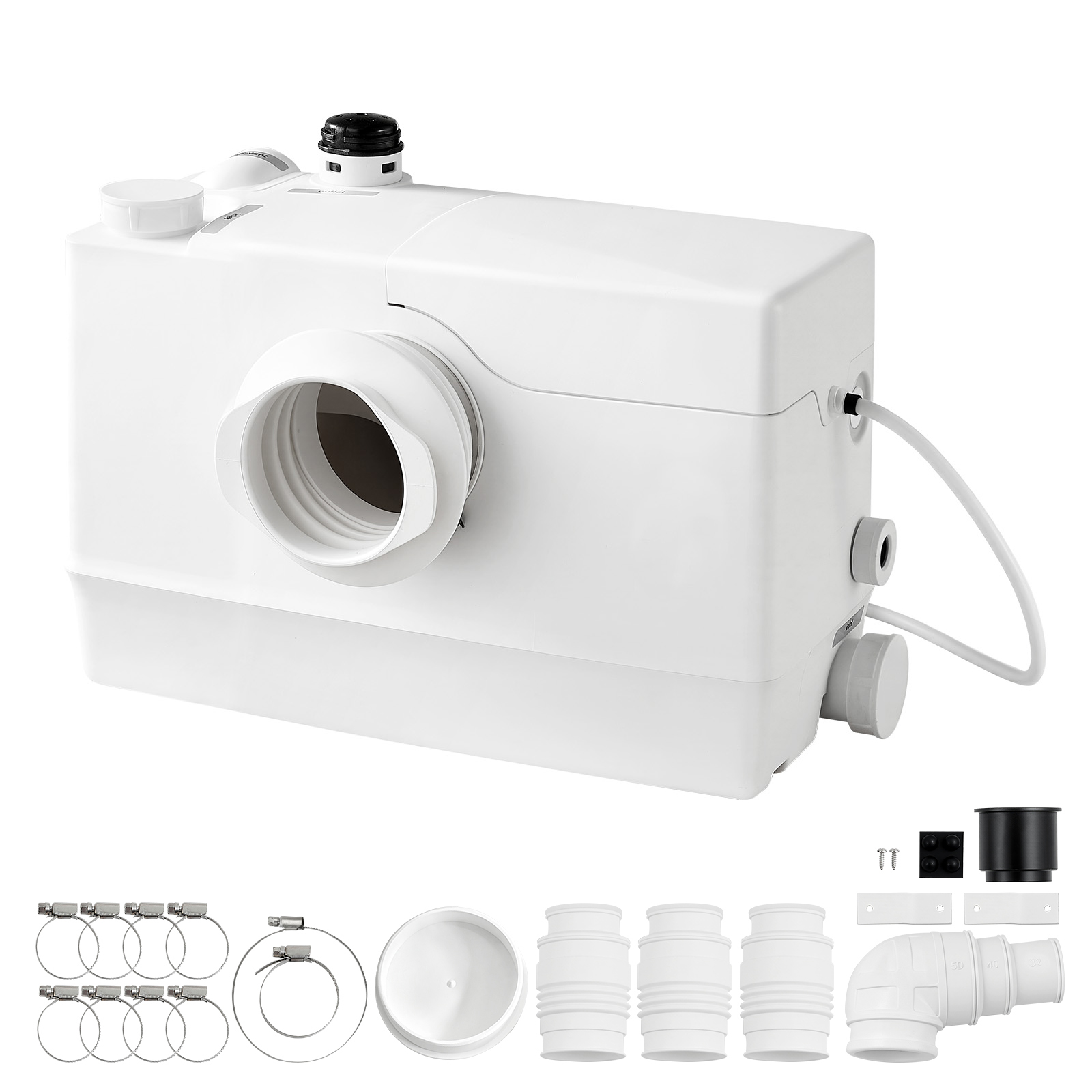 Main product image of Macerator Pump, 800W, 12000L/h, 32.8 Ft Head, 4 Inlets
