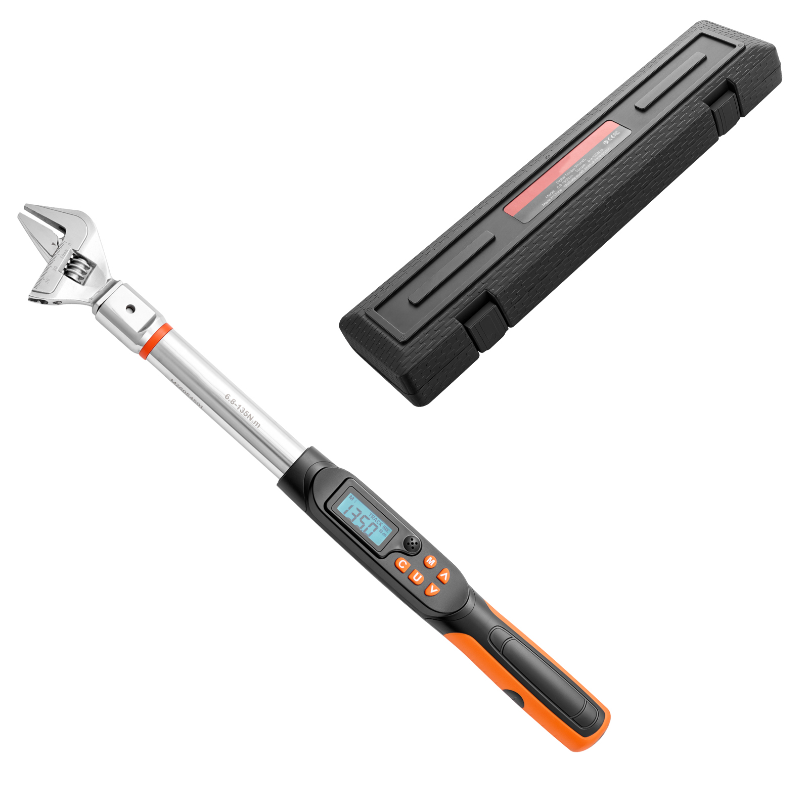 Main product image of Digital Torque Wrench, Open-End Jaw, 0-1.5 In, 4 Units, ±2% Accuracy