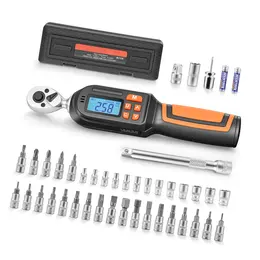 Product image of 1/4" Drive Digital Torque Wrench Set, 42-Piece, ±2% Accuracy
