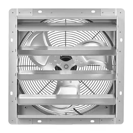 Product image of 16 Inch Wall Mounted Shutter Exhaust Fan, Automatic Louvers, Steel Housing, 2438 CFM, AC Motor