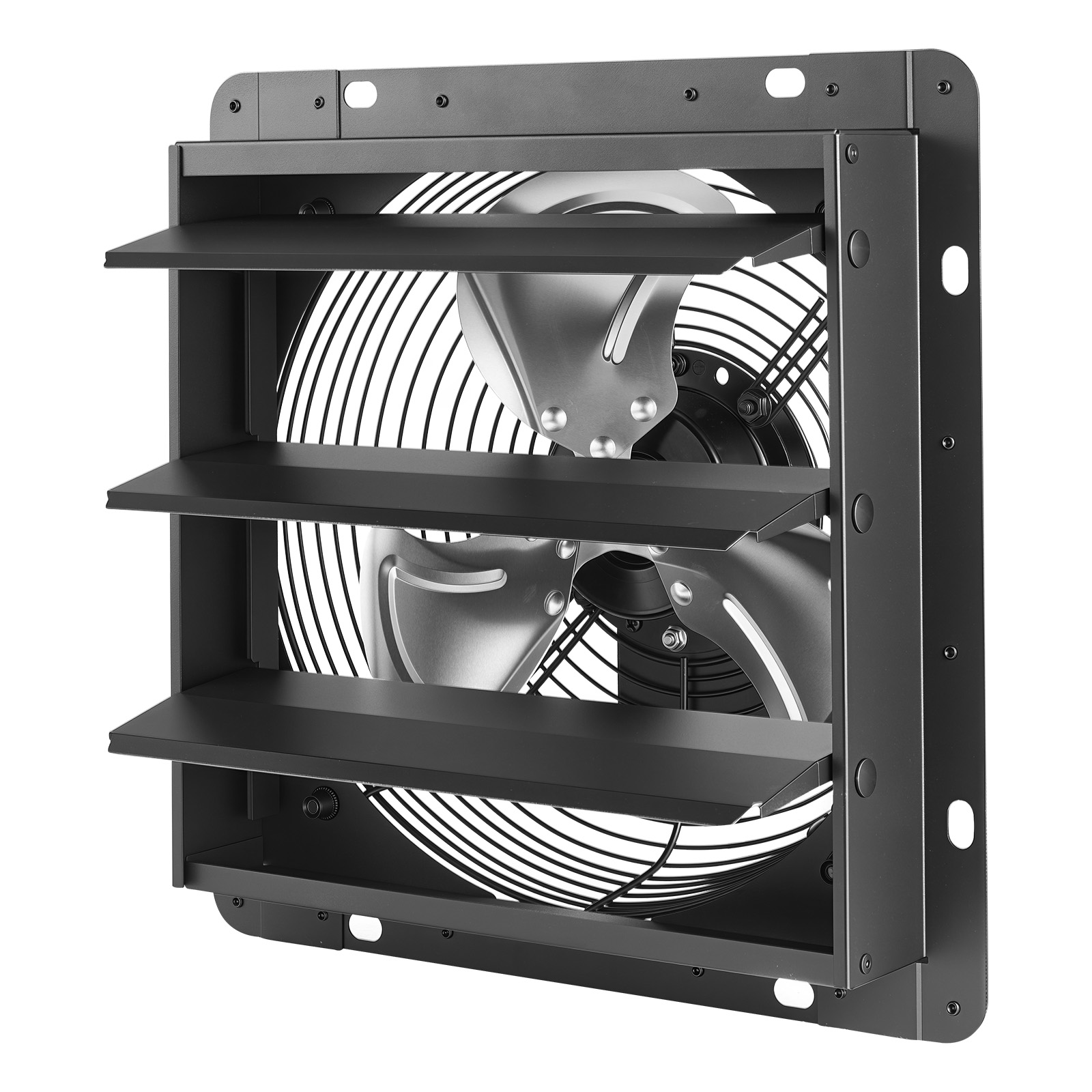 Main product image of 10 In Wall-Mount Shutter Exhaust Fan, Automatic Louvers, Variable Speed, 874 CFM