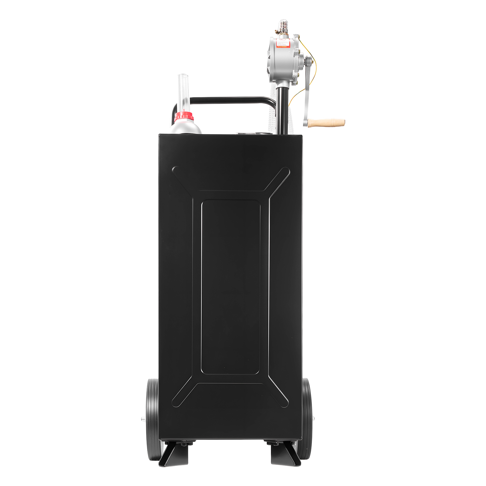 Main product image of 30 Gallon Carbon Steel Portable Fuel Caddy, Manual Pump, 2 Wheels