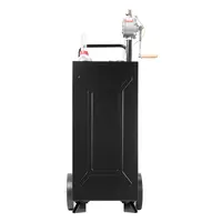 Product image of 30 Gallon Carbon Steel Portable Fuel Caddy, Manual Pump, 2 Wheels