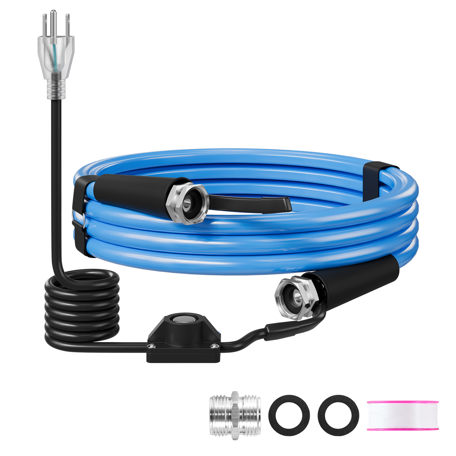 Main product image of 15FT Heated Drinking Water Hose, 1/2" ID, -45°F Freeze Protection, Built-in Thermostat