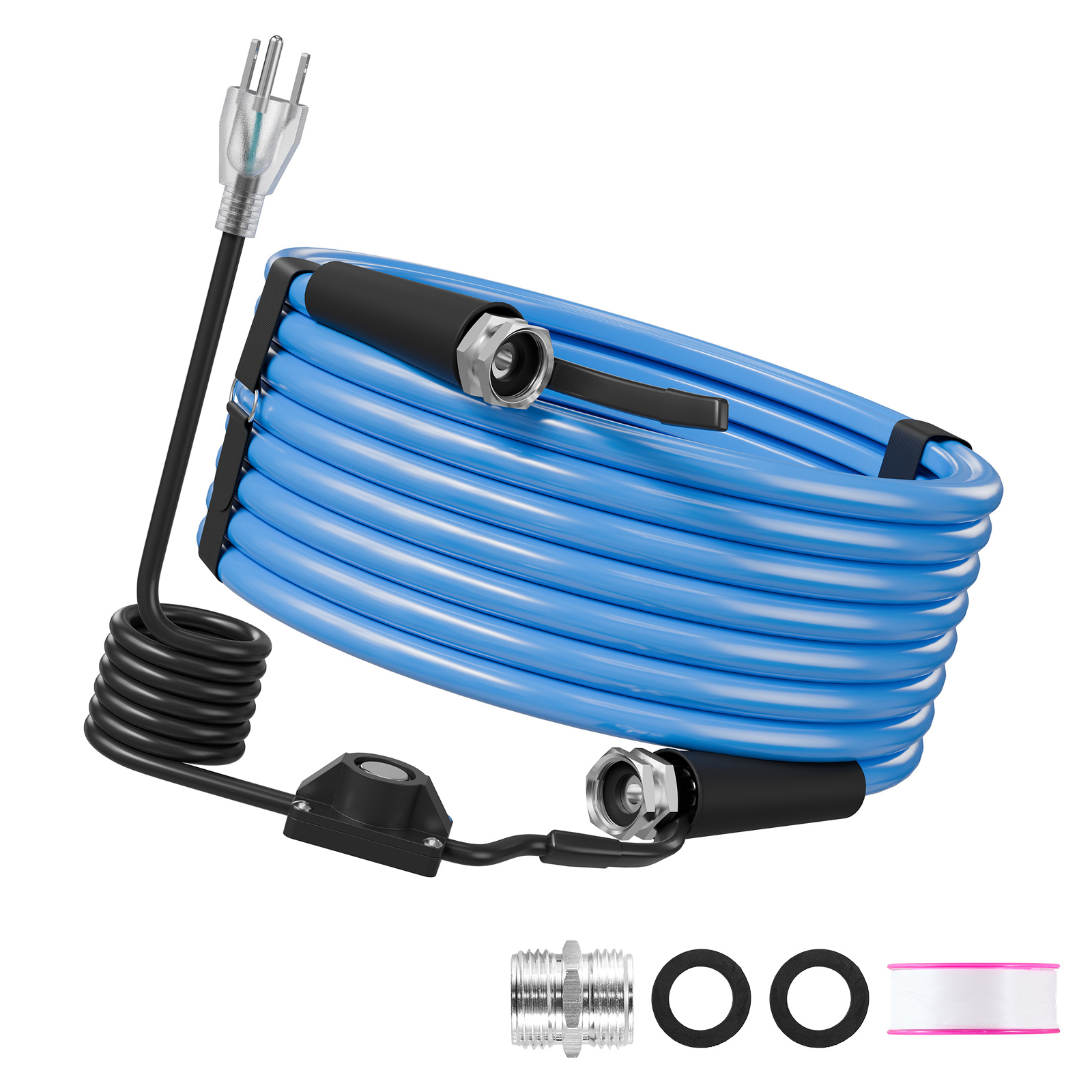 Main product image of 50FT Heated Drinking Water Hose, 1/2" ID, -45°F, Thermostat, Lead-Free