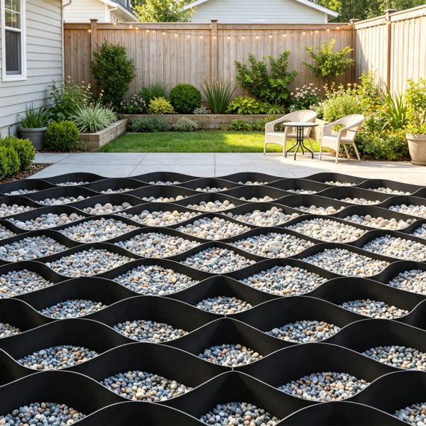 Main product image of 26.87 x 3.94 FT, 2 inch Driveway Gravel Geo Grid
