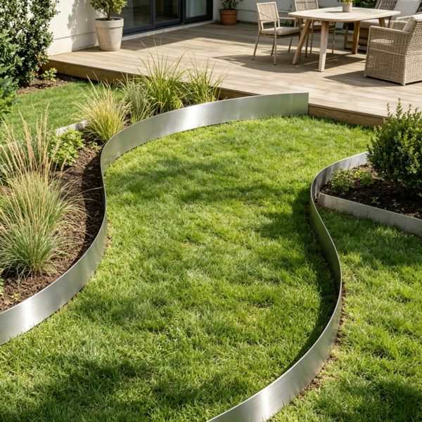 Main product image of 5-Pack Steel Landscape Edging, 39x4 In, Garden and Pathway Border