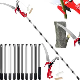Product image of Telescoping Pole Pruner with Stainless Steel Saw Blade and Shears