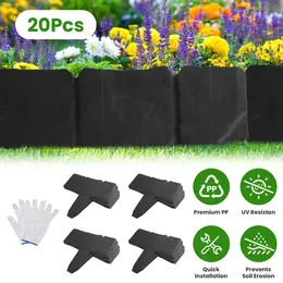 Product image of PP Interlocking Lawn Edging, 20 Piece, 16ft Flexible