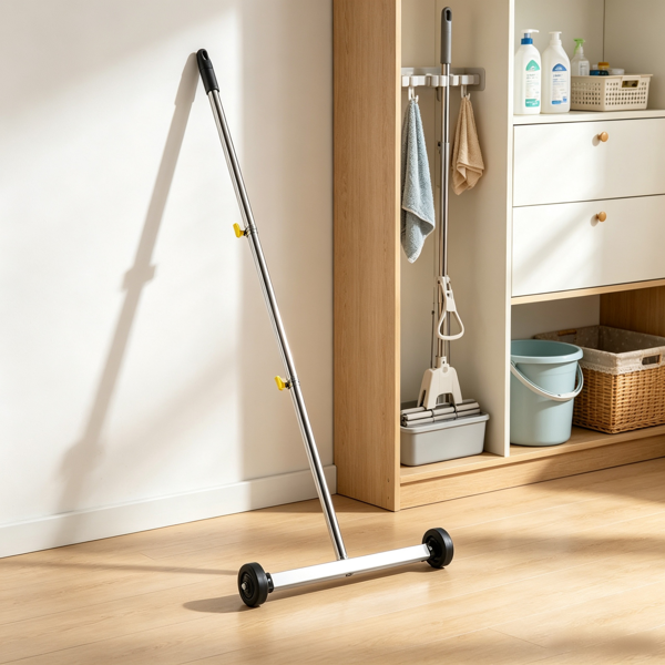 Main product image of 17-inch Magnetic Sweeper with Wheels, 10 lb Capacity, Adjustable Handle