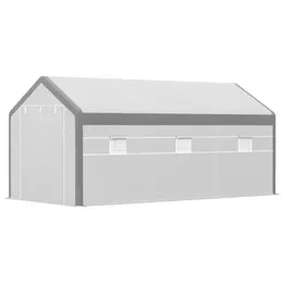 Product image of 20' x 10' x 9' Walk-in Greenhouse with Roll-Up Door and 8 Closeable Windows