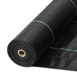 Product image of 4 x 300 ft, 3.2 oz Woven Geotextile Weed Barrier Landscape Fabric