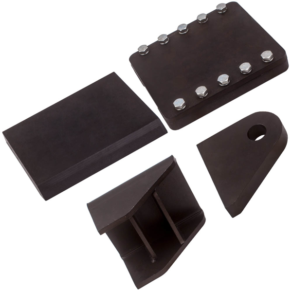Main product image of Log Splitter Slide Wedge Push Plate Rear Cylinder Mounting Set for 6-inch Beam