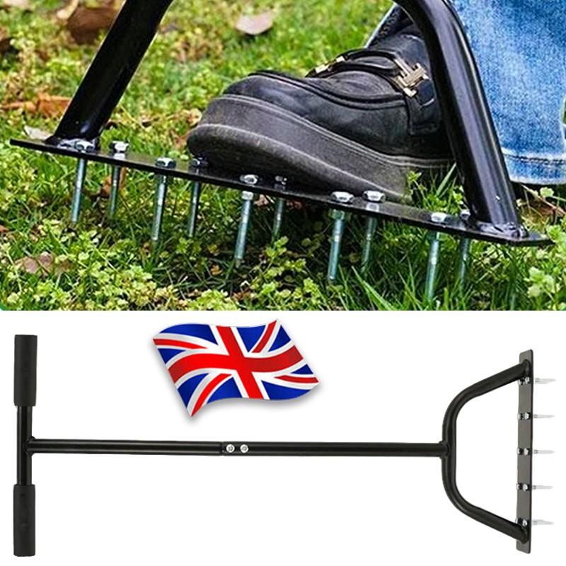 Main product image of Portable Steel Spike Lawn Aerator for Garden and Grass