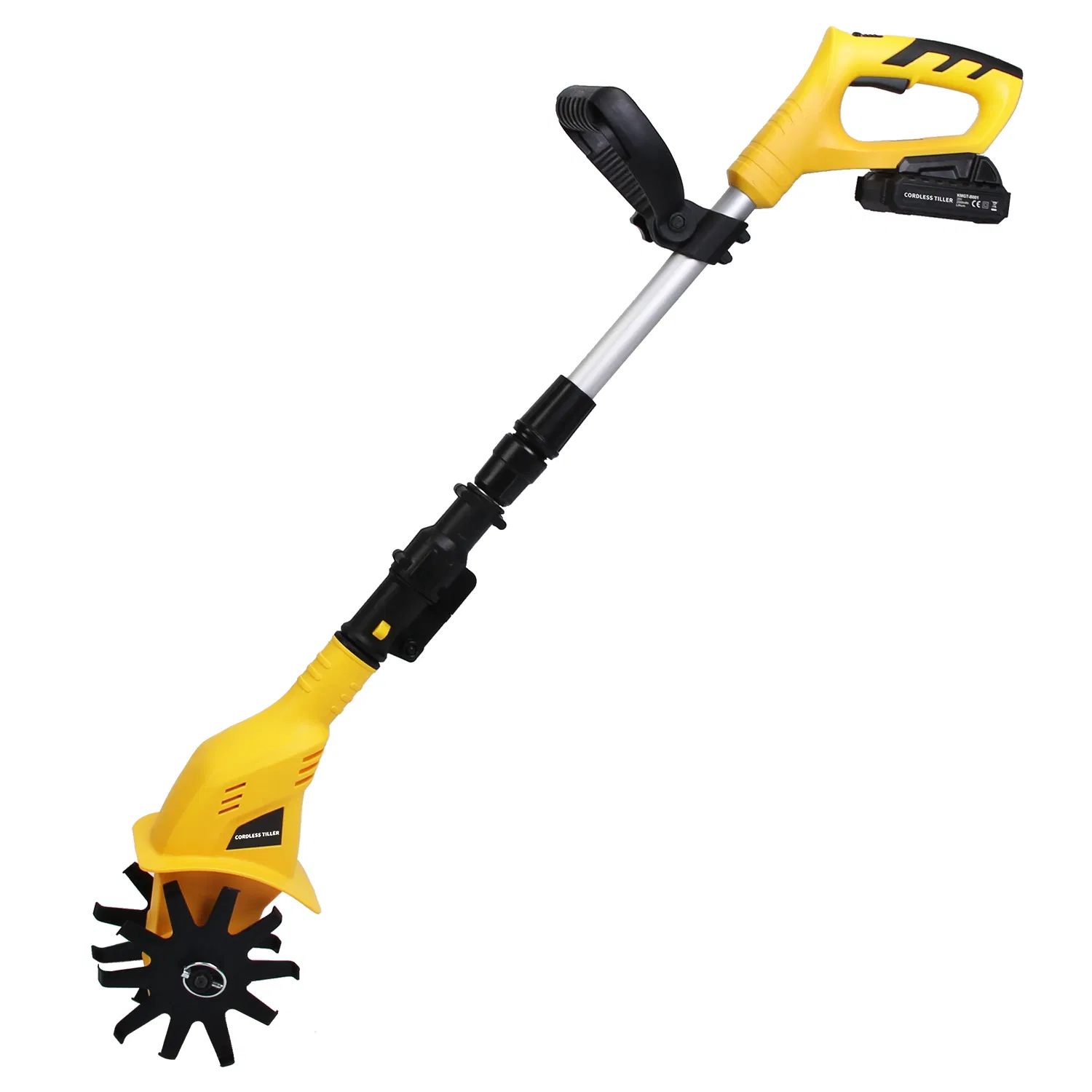 Main product image of Cordless Electric Garden Tiller Cultivator With 20V Rechargeable Battery 3.93In Width 6.69In Depth 250RPM Max For Garden Yard Farm Lawn