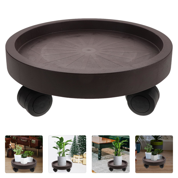 Main product image of 8-piece Set Of 13 Inch Circular Plant Ball Cages With 4 Wheels, Heavy-duty Rolled Plant Racks Weighing 165 Pounds, Wheel