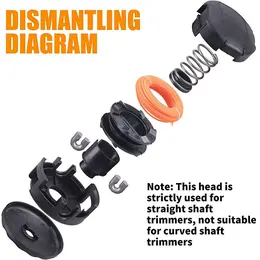 Product image of 4.5in Universal Trimmer Head with 450 Speed Feed Bump