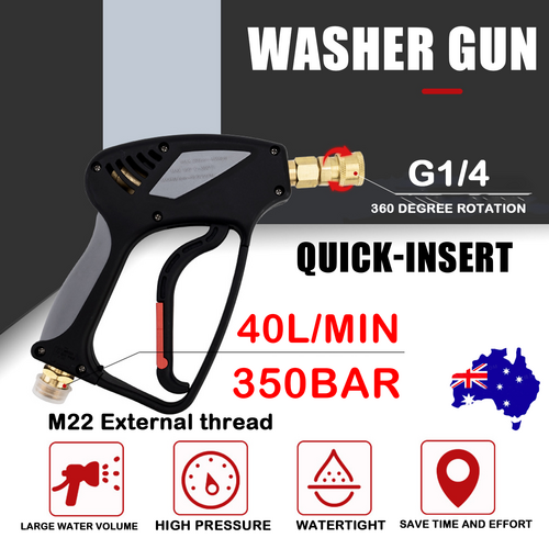 Main product image of High Pressure Washer Gun, 1/4 inch, 350 BAR, 5000 PSI