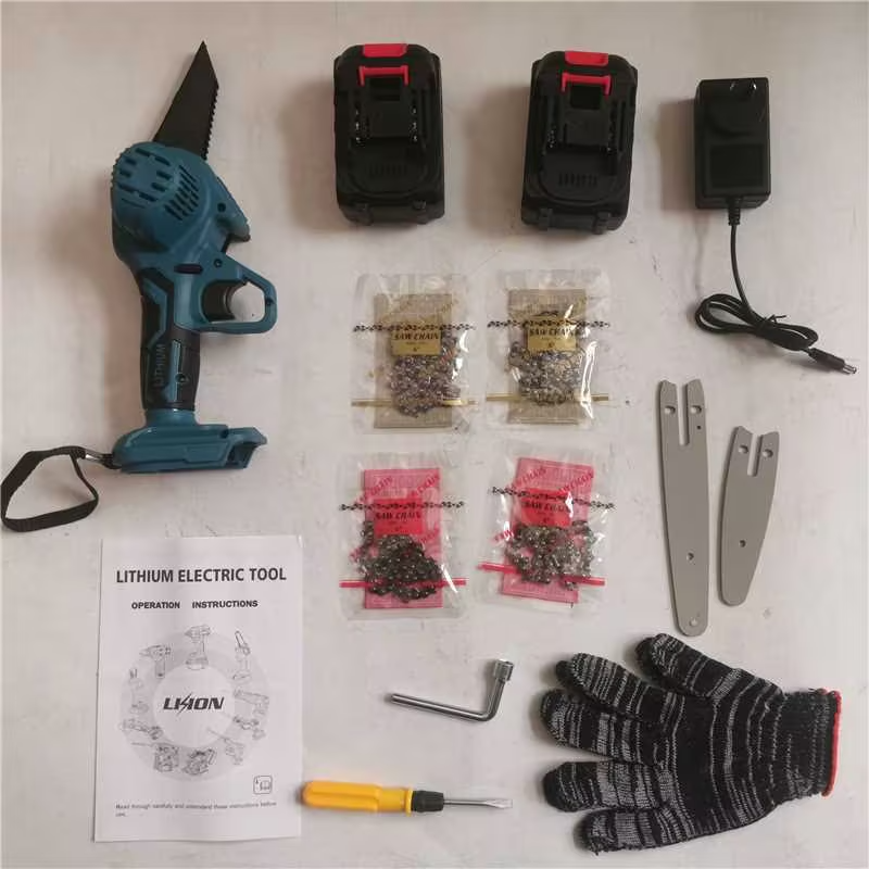 Main product image of 6-inch Cordless Electric Chainsaw, Rechargeable Wood Cutter