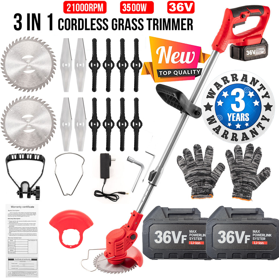 Main product image of 3000W 36Vf Cordless Grass Trimmer and Brush Cutter