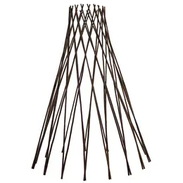 Product image of 4FT Willow Round Teepee Trellis, 48 In H x 13 In W, Expandable Wood